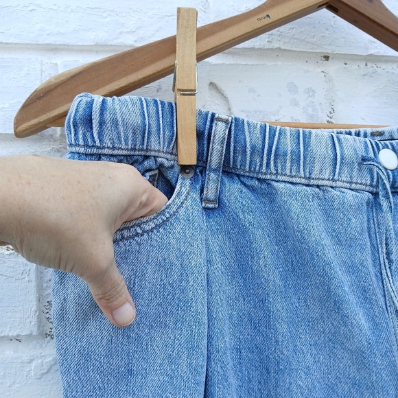 Banana Republic Barrel Jeans Stretch Waist Drawstring - Picture 3 of 8